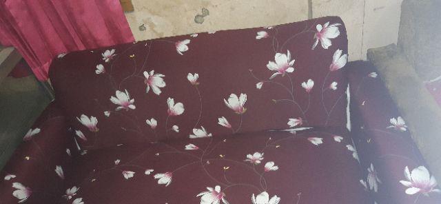 Cover Sofa 2 Seater Dudukan Import Elastis Stretch Sarung Penutup Pelindung Sofa