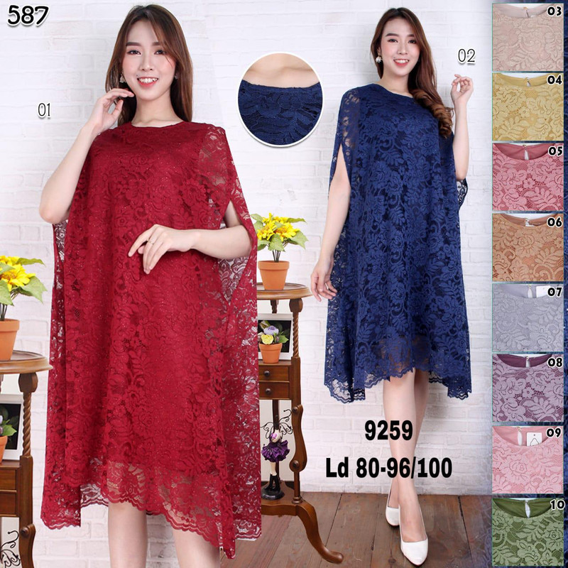 Dress Brokat Nagita Puring