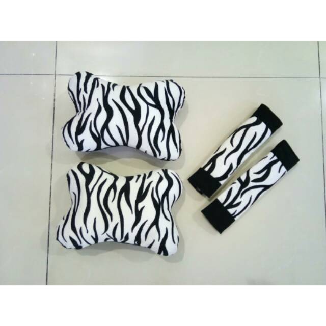 Bantal mobil zebra