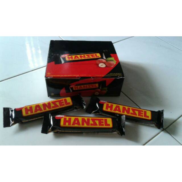 Wafer Cokelat Kacang Almond Hansel Nabati Hanzel Shopee Indonesia