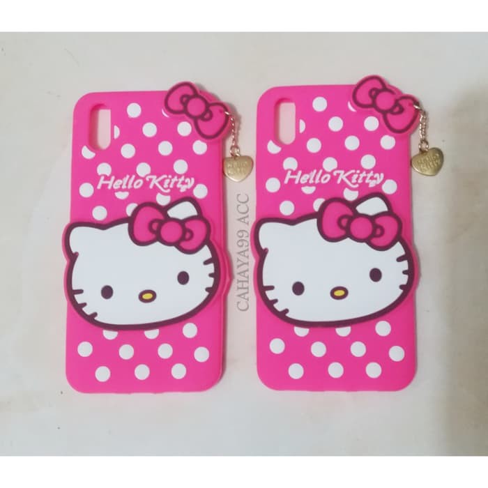 barokah case 3d hello kitty vivo v11 pro karakter boneka softcase