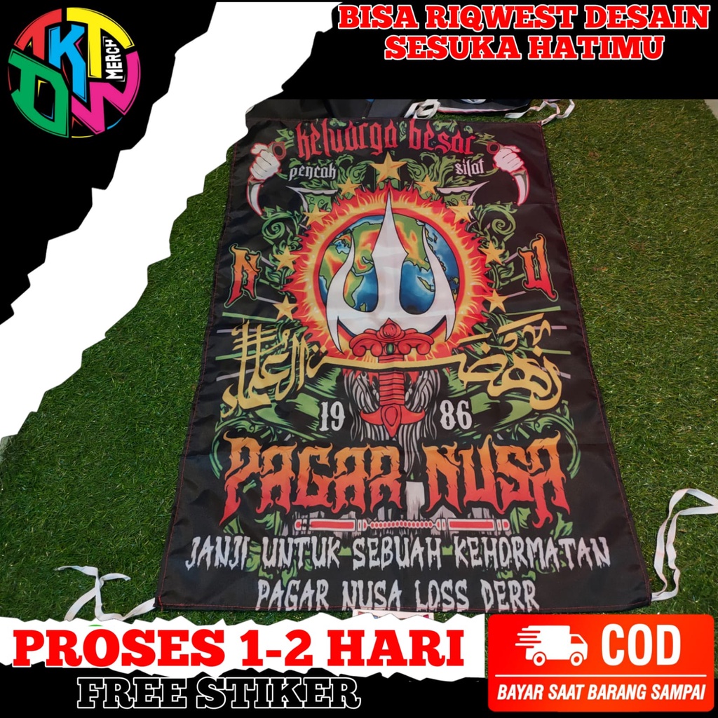 BENDERA PAGAR NUSA READY STOK BANYAK SIAP KIRIM ( PN LOSS DER )