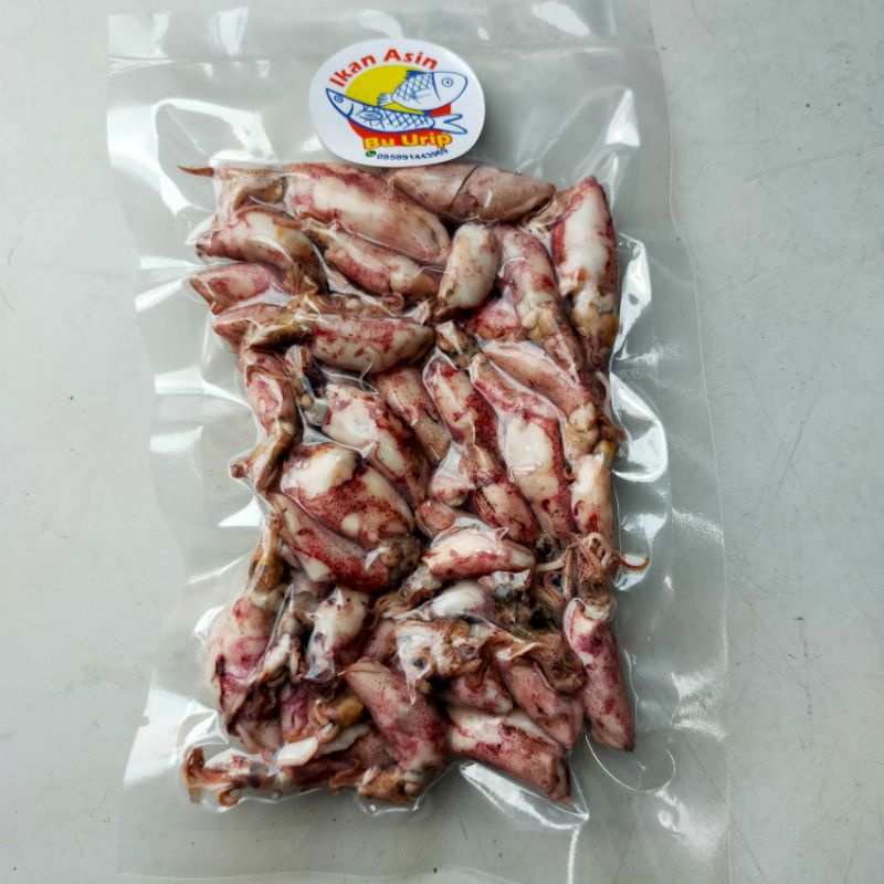 

Baby cumi 100gr ukuran 4-7cm(tidak kering)