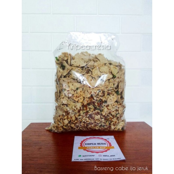 

Basreng cabe ijo 1kg