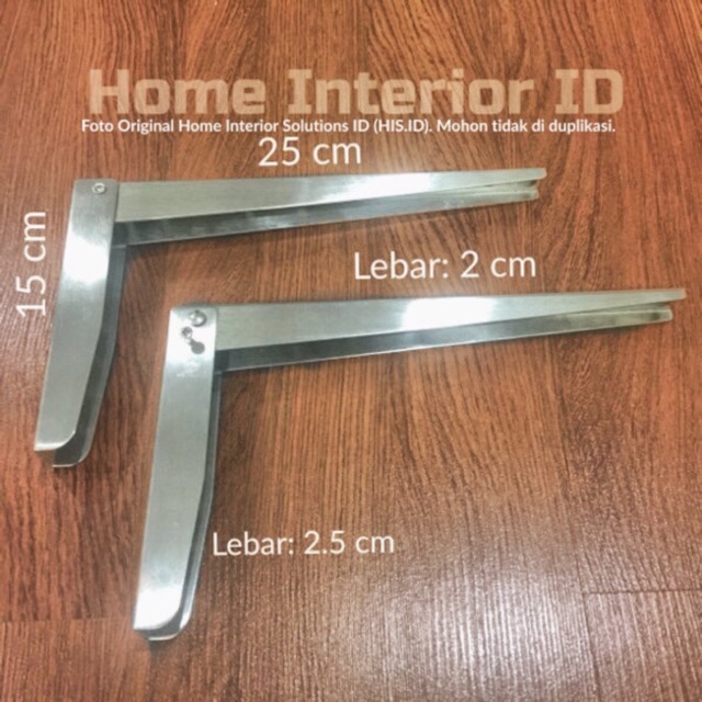 Siku Lipat Stainless 25 cm
