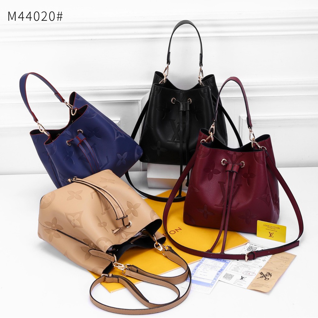 NEW ARRIVAL  TAS WANITA lv Bucket Embossed Bag M44020A