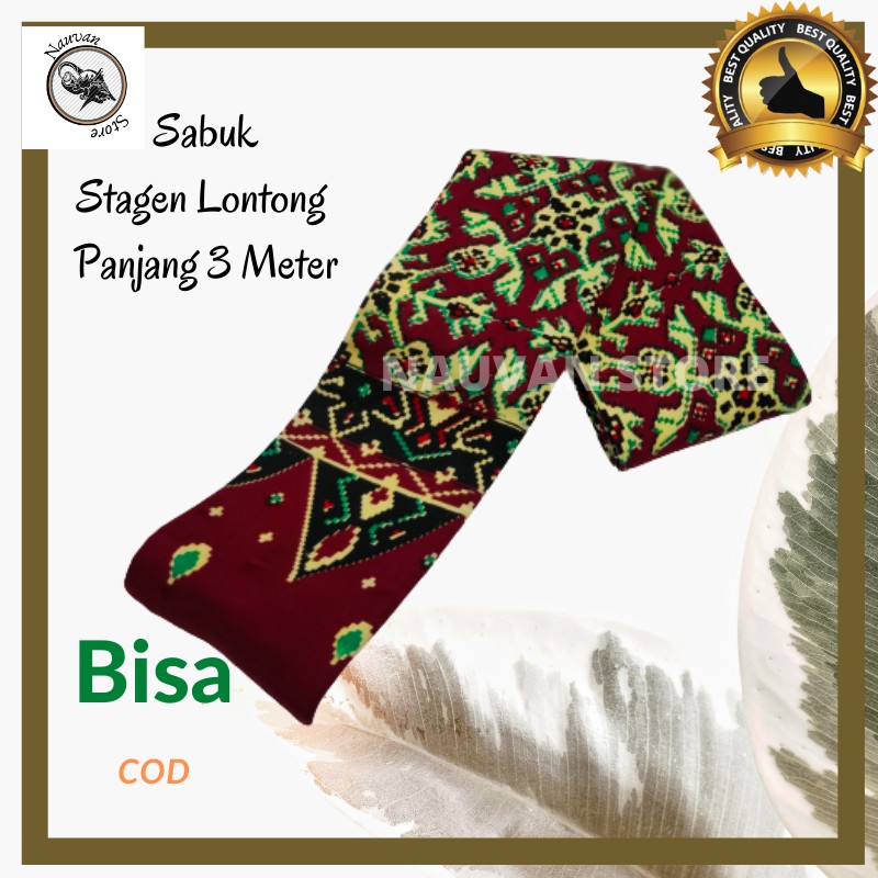 Stagen Jawa Stagen Lontong Panjang 3M