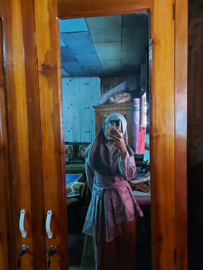 Batik Wanita Kekinian Blouse Batik Brokat Batik Kombinasi