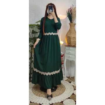 gamis renda hyget gamis hyget renda