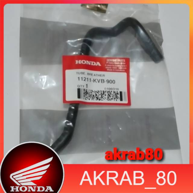 Tube Brather Selang Pernapasan Cvt Vario 110Cw Vario Tehcno  Beat Scoopy Karbu 11211-KVB-900