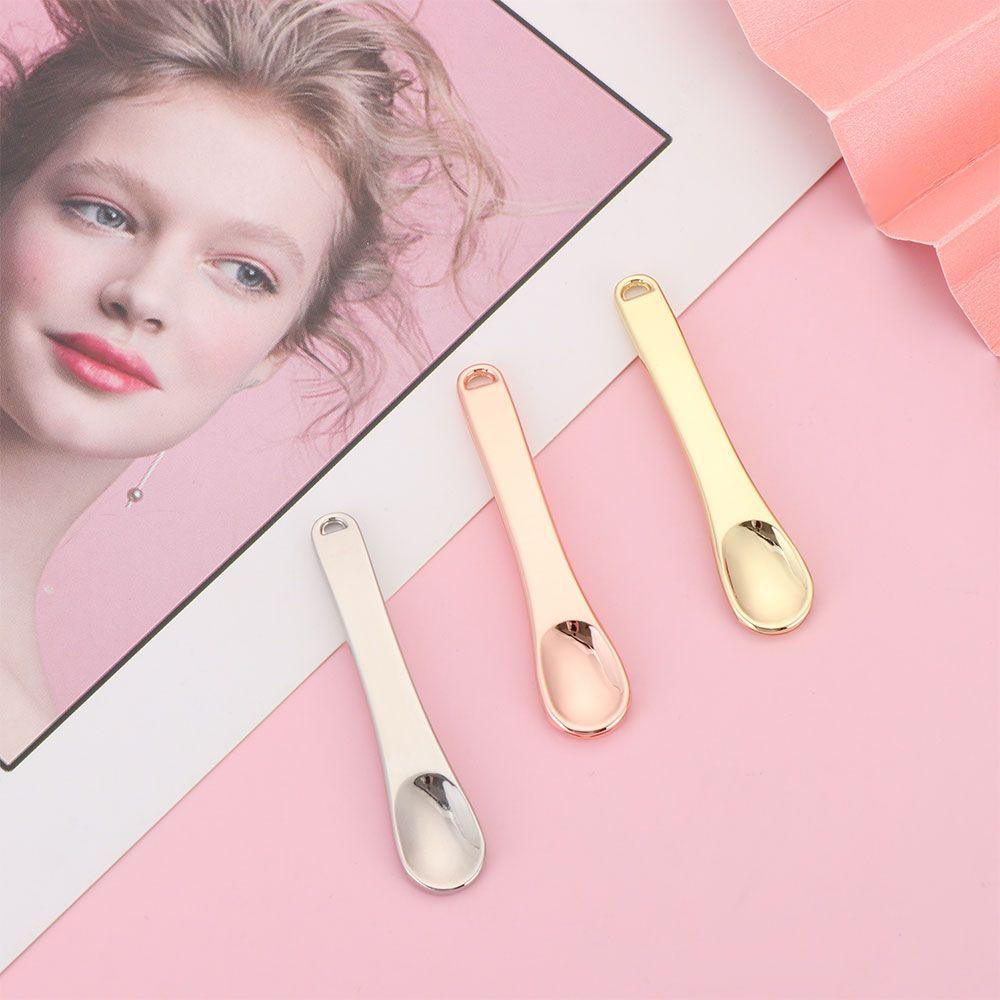 Populer Sendok Kosmetik Makeup Kecantikan Wajah Bahan Metal Reusable Scoop