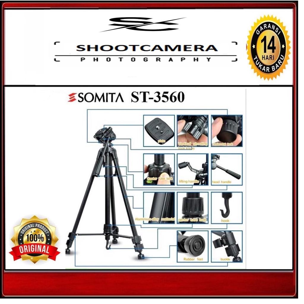 TRIPOD SOMITA ST3560 - SOMITA ST-3560 NEW & ORIGINAL