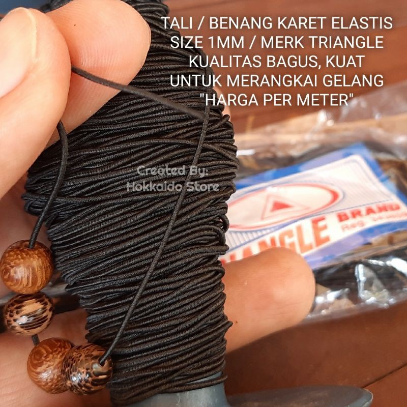 TALI BENANG KARET ELASTIS UNTUK GELANG KALUNG ACCESSORIES TALI BENANG KARET ELASTIS UNTUK GELANG KALUNG ACCESSORIES