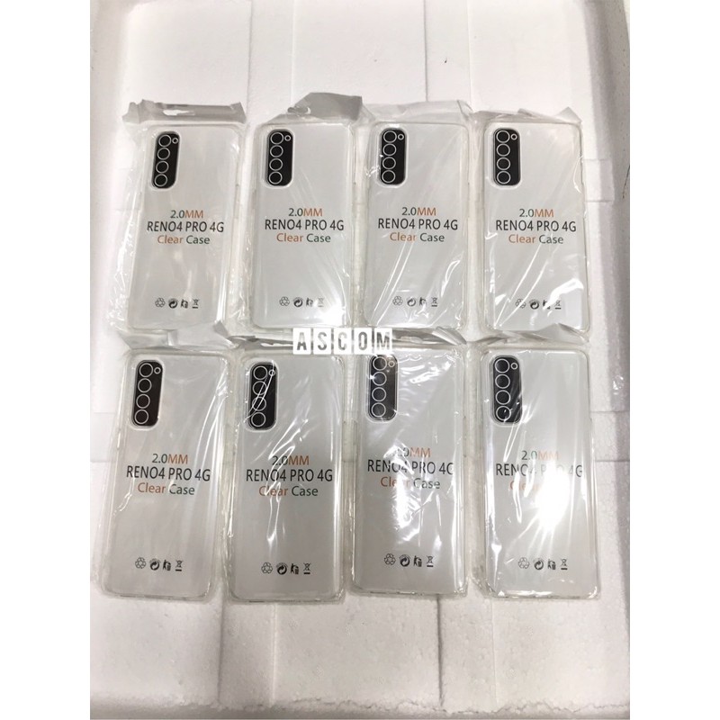 Jelly Case OPPO RENO 4 PRO Silicon Bening Bahan Tebal