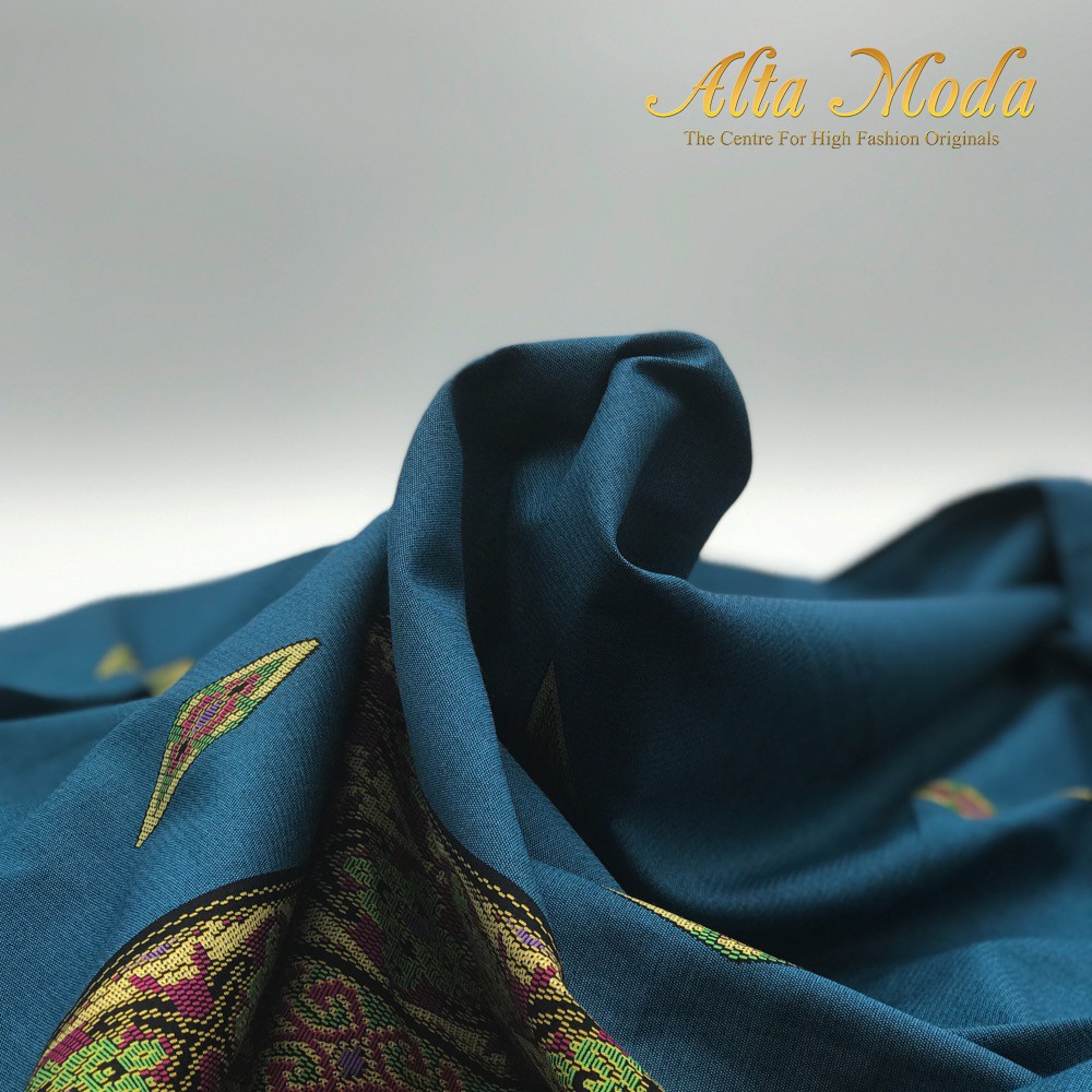 

Alta Moda Batik Katun Tenunan Biru Tosca - Tradisional (1M)