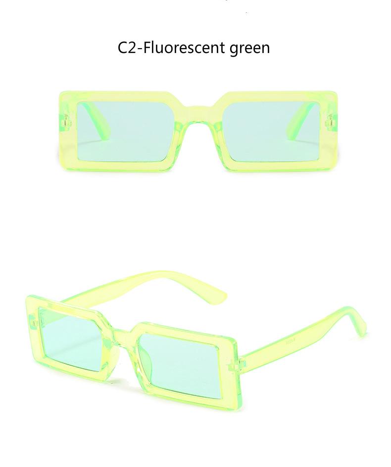 2021 new box ins trend fashion retro street photography sunglasses