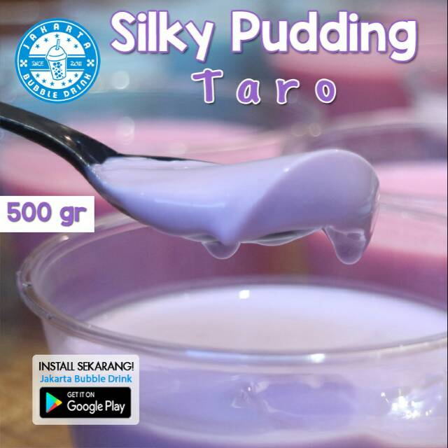 Silky Pudding TARO -  Silky Bubuk Powder  | Jakarta Bubble Drink