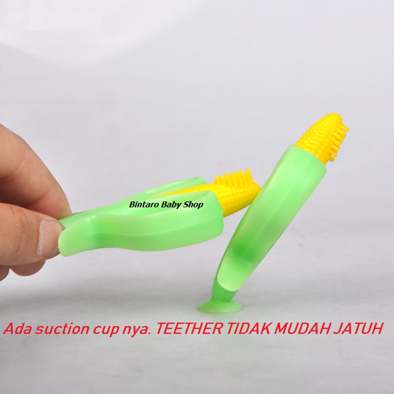 Baby CORN TEETHER and Bendable Training Toothbrush / TEETHER JAGUNG