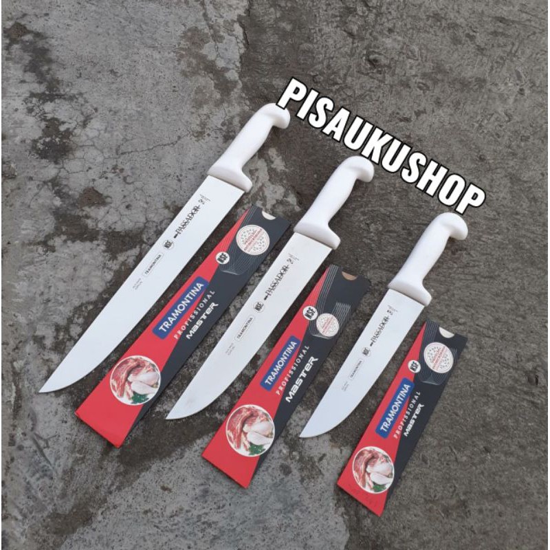 Pisau sembelih 8 inch tramontina butcher passador 24421/088 original