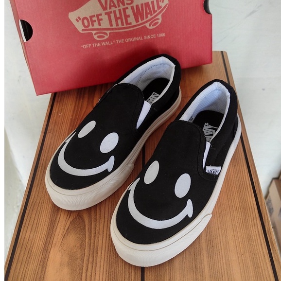 Sepatu Slip On Anak Perempuan | Sepatu Slip On Anak Laki Laki | Vans Slip on Anak | Slip On Anak | Sepatu Anak Smile