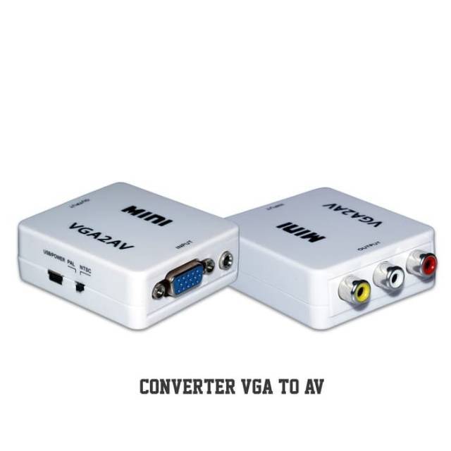 Box Vga to AV Rca - PC to TV