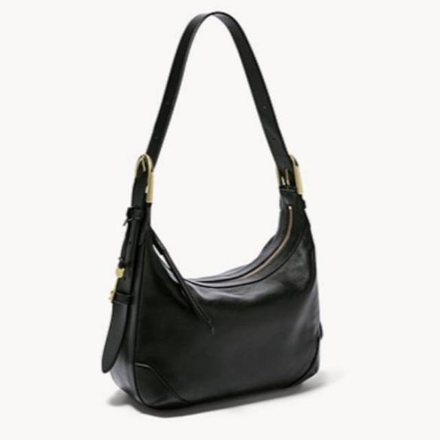 Tas Fossil Hannah hobo bag black