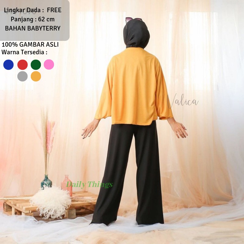 (COD) Daily Things Atasan Batwing 6 Colors Byby Fit XXXL LD FREE