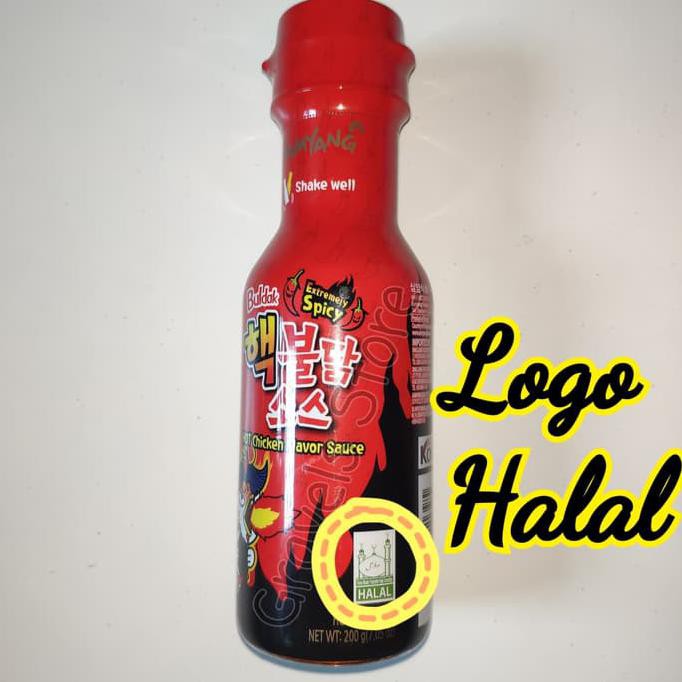 

Mmpap295- Logo Halal - Samyang Buldak Sauce - Saos - Saus Pedas Botol - Original 916X