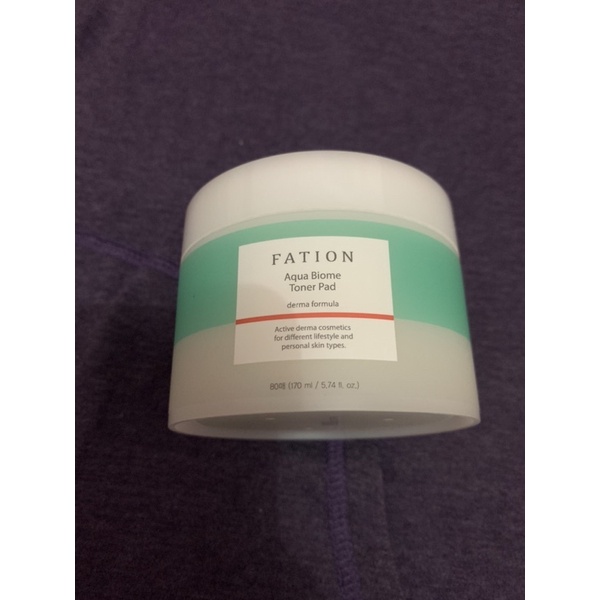 FATION aqua biome toner pad (moisturized)