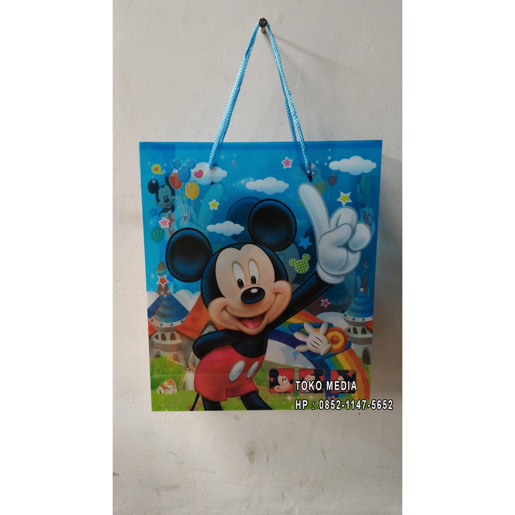 

Tas Tenteng Plastik Goodie Bag Souvenir Ulang Tahun MICKEY MOUSE