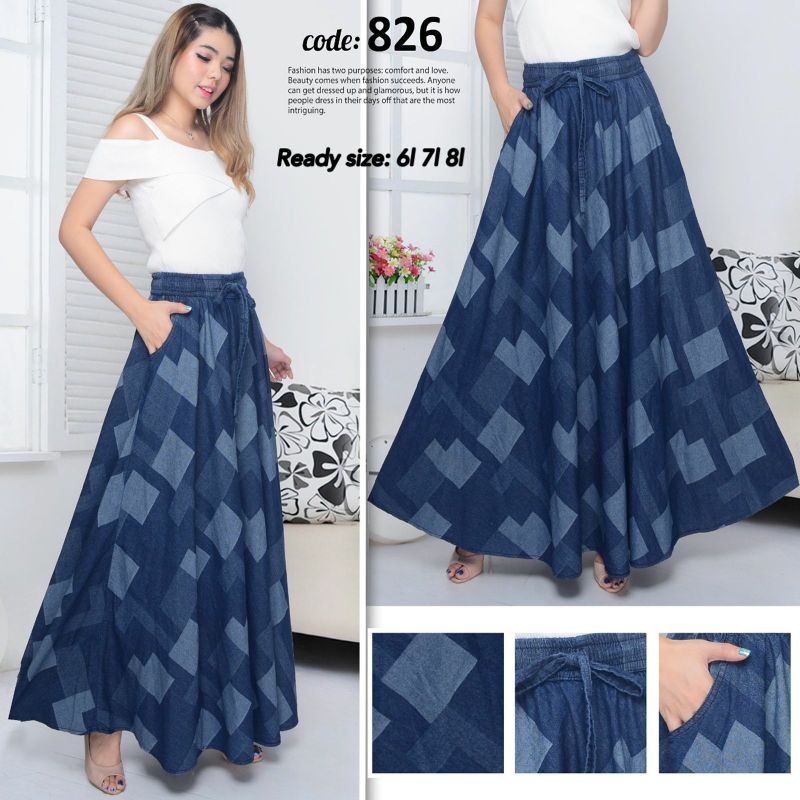 rok jeans jumbo - rok super jumbo - rok bb 100kg - rok kotak - rok denim - rok motif