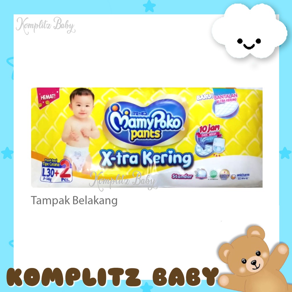 MURAH LEBAY Mamy Poko Pants xtra kering / Standar / S40 / S38 / M34 / M32 / L30 / L28 / XL26 / XXL 24 / Mamypoko celana