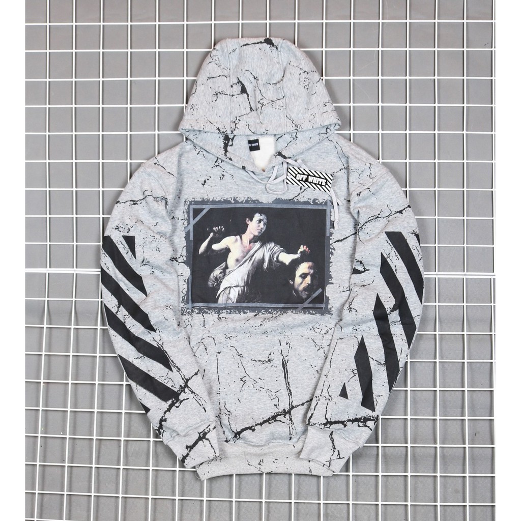 Jaket Hoodie OFF WHT MARBEL – Edition Trendy Casual Unisex Good Brand Quality Stylish