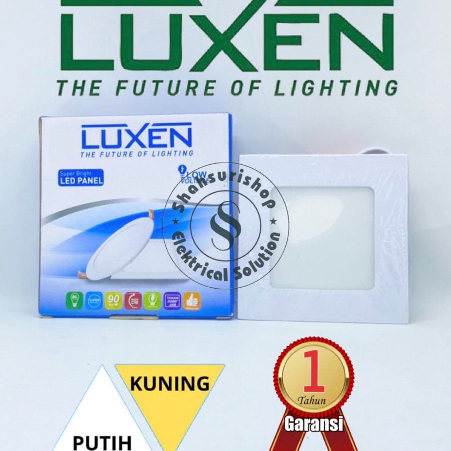 LAMPU DOWNLIGHT LED PANEL INBOW 9W 9 W WATT LUXEN KOTAK BERGARANSI