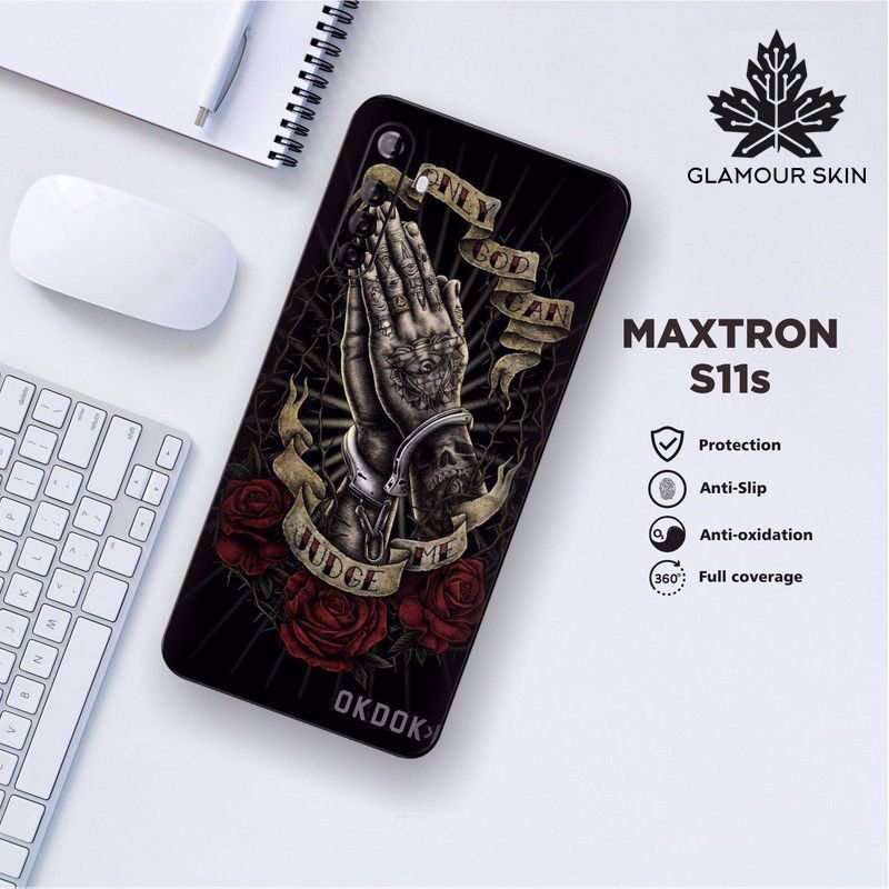 *(Dapat2PCS)* MAXTRON S11S Garskin Case/Stiker Protector Motif HAND