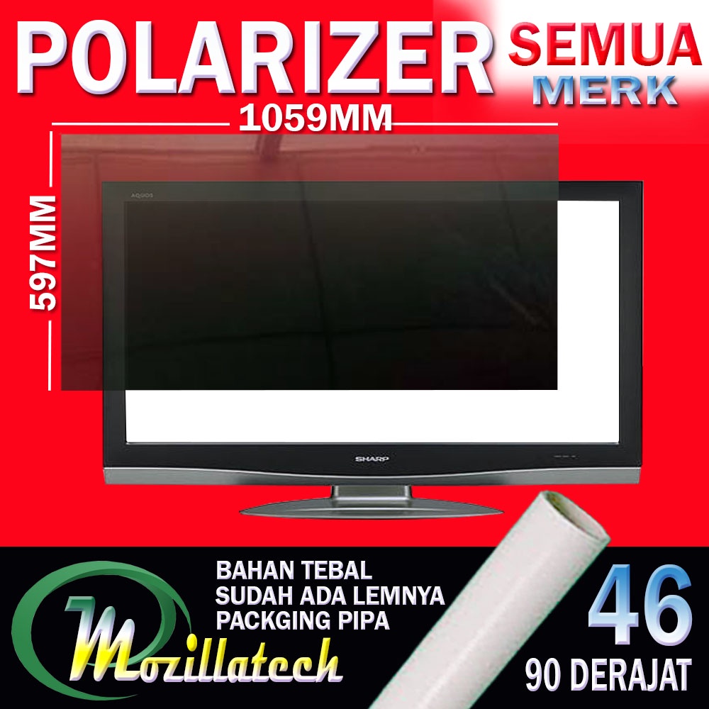 POLARIZER 46 POLARIS POLARIZER TV LCD 46 IN INCH POLARIZER LCD 46