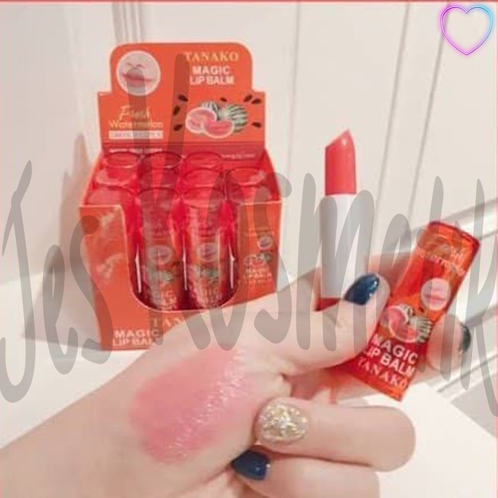 [PER PCS] Tanako Magic Lip Balm Honey Milk / Grapefruit / Fresh Watermelon / Tomato Lip Pink / Grosir Kosmetik