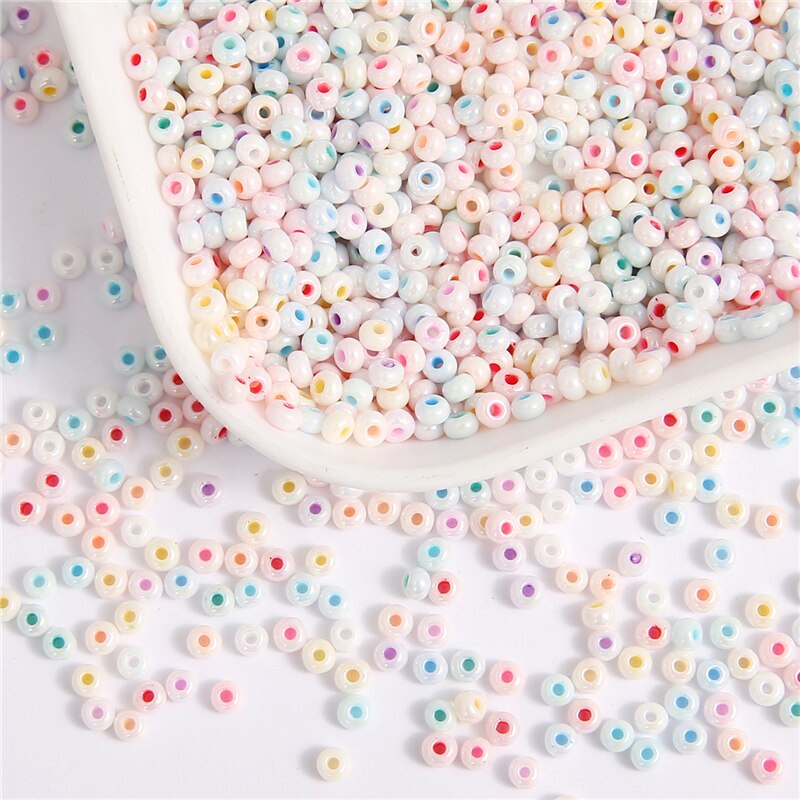 Kualitas Tinggi 660 Pcs/lot 8/O 3 Mm Padat Susu Kaca Biji Manik-manik Kaca Manik-manik untuk Anting-Anting Gelang Kalung DIY Perhiasan Aksesoris