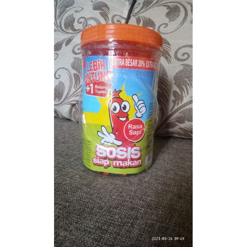 

Sosis So Nice Siap Makan Rasa Sapi 525 gr Isi 24 pc+2 Bonus