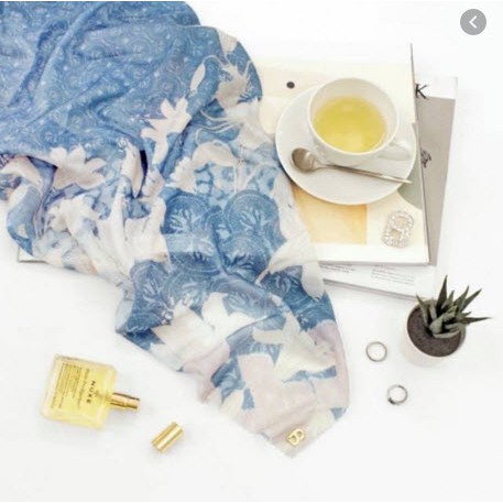 Buttonscarves Maharani Series - BLUE