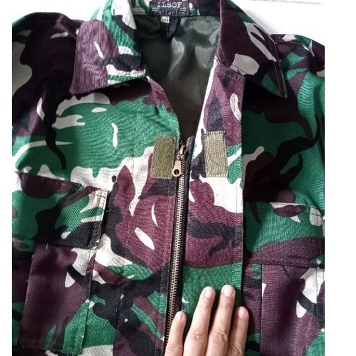 Baju PDL TNI Balotelli Semi Wool Waterproof