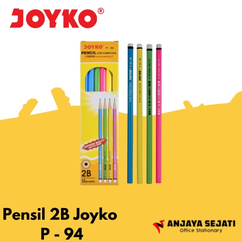 

Pensil 2B JK P - 94 / Perlusin (12pcs)