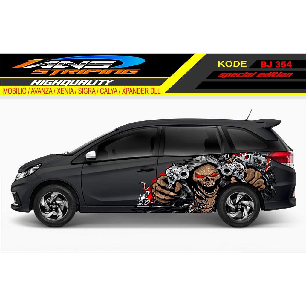 STIKER MOBIL MOBILIO / STIKER MOBILIO / DECAL STICKER MOBILIO / VARIASI MOILIO