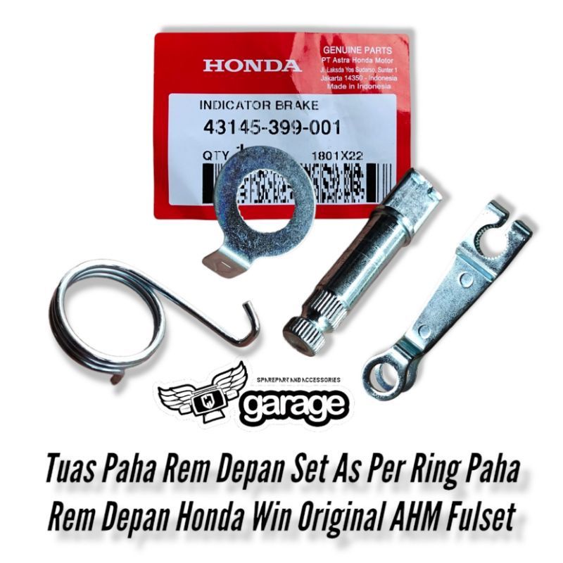 Tuas paha rem, ring paha rem, As paha rem depan Honda Win100 (1set)