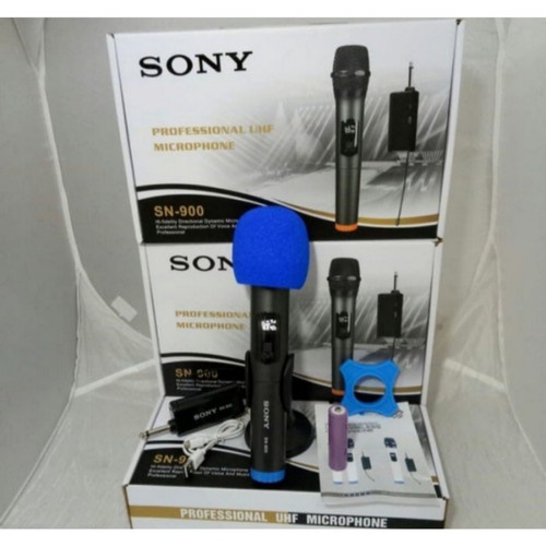 GROSIR MIC/MICROPHONE SONY WIRELESS SN 900 UHF CHARGER