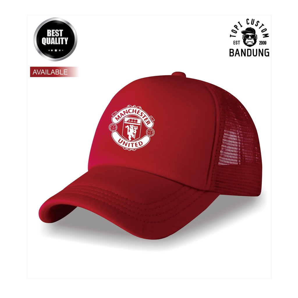 Topi Trucker MU Pria Wanita Topi Jaring Jala MU Trucker Cap Bisa Tulis Nama Bisa COD Gratis Masker Original High Premium Qualit