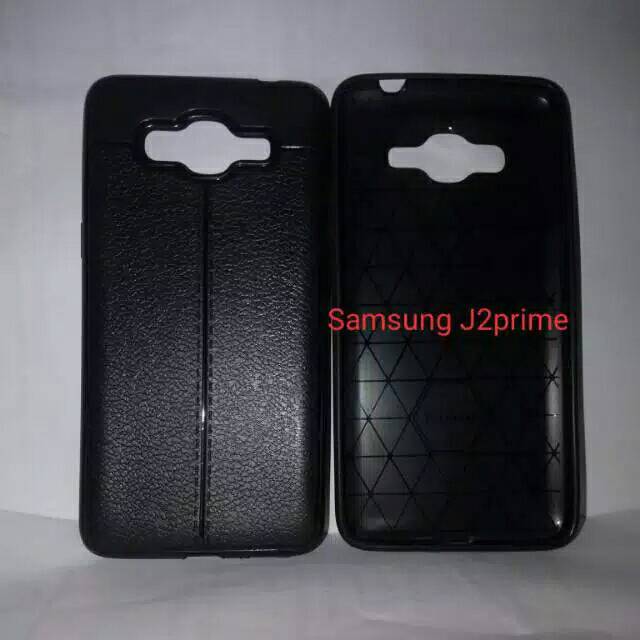 Case Samsung Galaxy J2 Prime Casing Auto Focus Leather Soft Series Soft Case