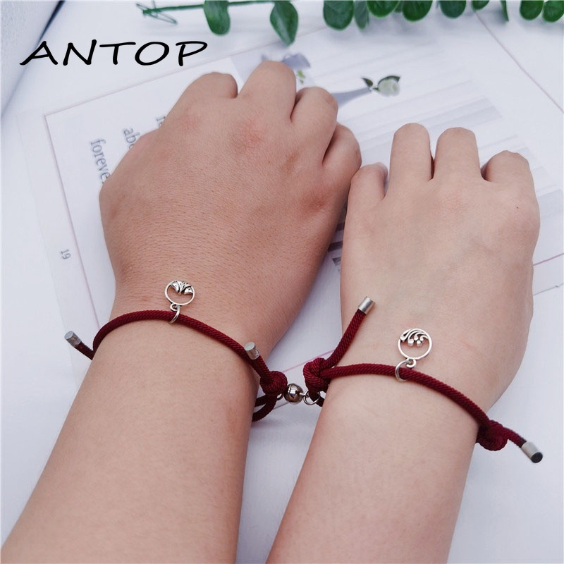 10 Pcs/set Cinta Magnetik Gesper Kalung Gelang Gesper DIY Perhiasan Buatan Tangan Aksesori Bahan ANTOP