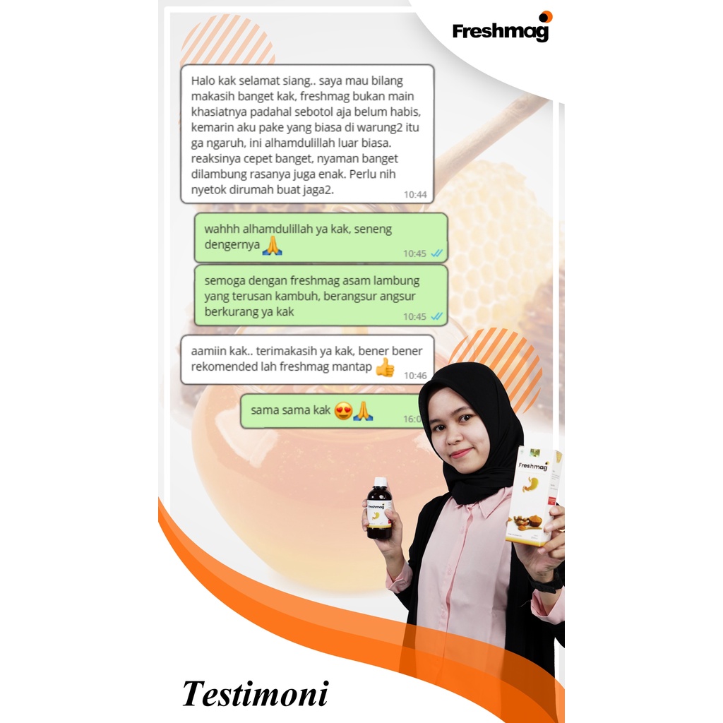 FRESHMAG Madu Atasi Lambung Dengan Cepat