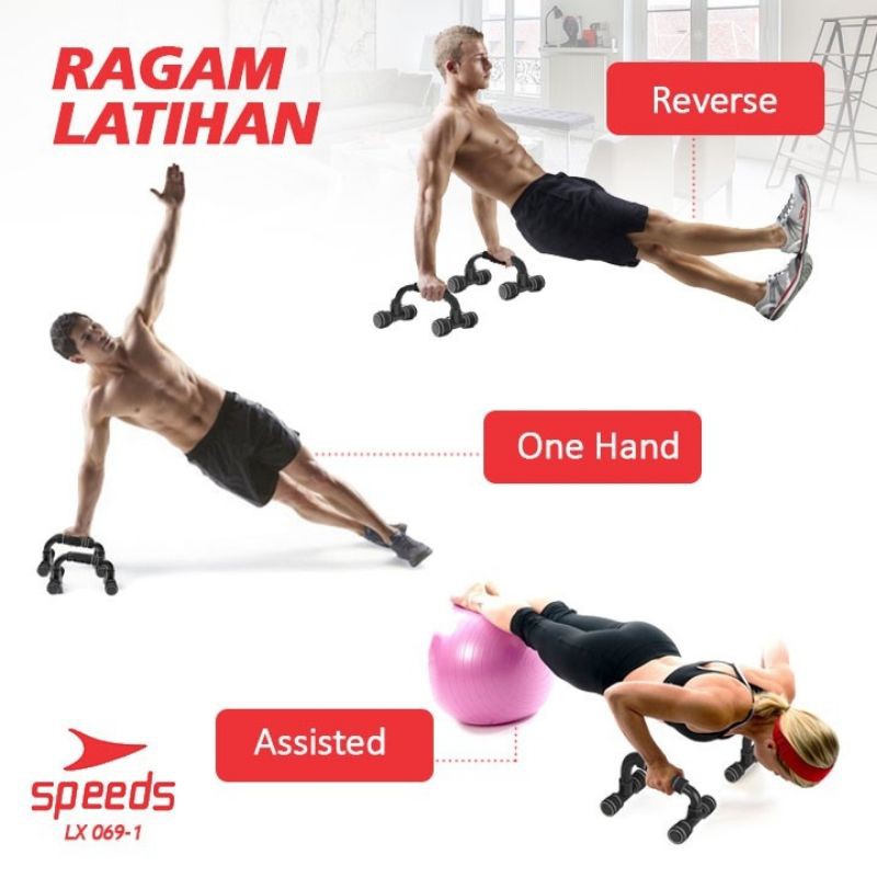 Push Up Bar / Press Up Handles /Pegangan / Pegangan Push Up Alat Fitness Alat Gym